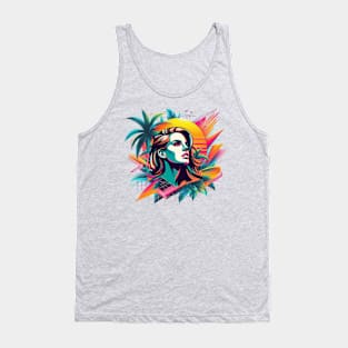 Lana Del Rey - Tropical Sunset Tank Top